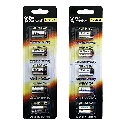 10 Pack 4LR44 / 476A / PX28A / A544 / K28A / L1325 Dog Collar 6V PetStandard Brand