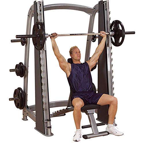 Body-Solid SCB1000 Pro Clubline Counter-Balanced Smith Machine for Weight Training, Home and Commercial Gym