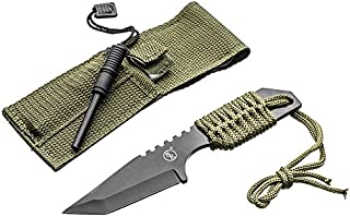 SE Outdoor Tanto Knife with Firestarter - KHK6320-FFP