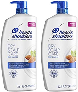 Head and Shoulders Shampoo, Anti Dandruff Treatment, Dry Scalp Care, 32.1 fl oz, Twin Pack