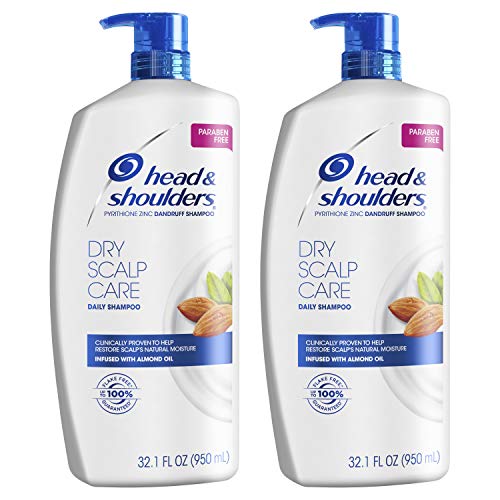 Head and Shoulders Shampoo, Anti Dandruff Treatment, Dry Scalp Care, 32.1 fl oz, Twin Pack