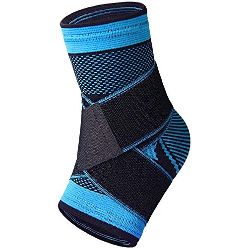 Ankle Brace, Ankle Support for Women and Men, Adjustable Ankle Sleeve, Arch Brace Support & Foot Stabilizer, Ankle Wrap Protect Against Ankle Sprains or Swelling, Effective Joint Pain Foot Pain Relief from Heel Spurs single