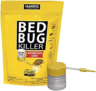 HARRIS Bed Bug Killer, Diatomaceous Earth (4lb with Duster)