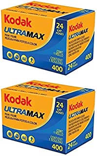 Kodak Ultramax 400 Color Negative Film (ISO 400) 35mm 24-Exposures - 2 Pack (2 Items)