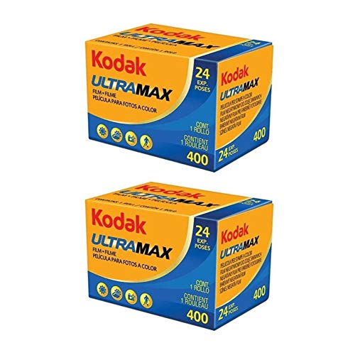 Kodak Ultramax 400 Color Negative Film (ISO 400) 35mm 24-Exposures - 2 Pack (2 Items)