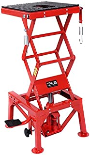 Goplus 300lb Motorcycle Lift Table Hydraulic Cycle Dirt Bike ATV Scissor Jack Lift Hoist Center Stand Lift