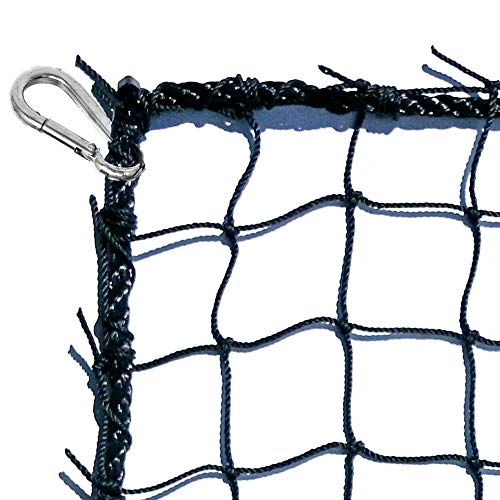 Just For Nets #18 Twisted Knotted Nylon Baseball Backstop Net, 10' x 10'