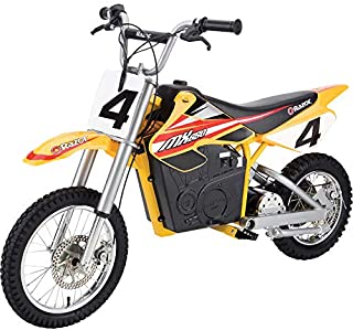 Razor MX650 Dirt Rocket Electric-Powered Dirt Bike with Authentic Motocross Dirt Bike Geometry, Rear-Wheel Drive, High-Torque, Chain-Driven Motor, for Kids 13+