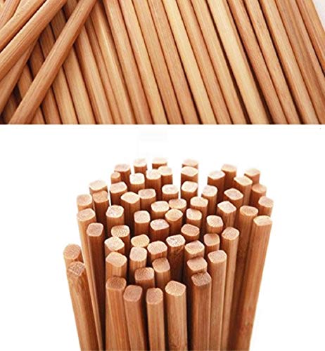 Chopsticks Reusable Dishwasher Safe Natural Chinese Health Wooden Bamboo Chopsticks,Long 10 Pairs Wood Chopstick Sets for Restaurant Home Use Premium Material Non Slip for Eating Cooking