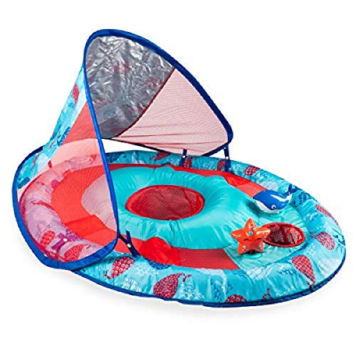 SwimWays Baby Spring Float with Water Activity, Multi
