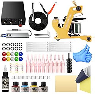 Tattoo Kit Wormhole tattoo machine kit for beginners tattoo kit professional complete Tattoo Power Supply Kit TK106 (TK106)