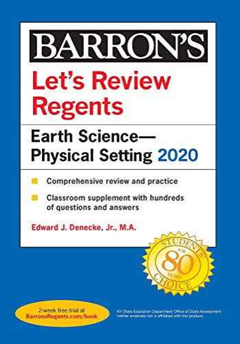 Let's Review Regents: Earth Science--Physical Setting 2020 (Barron's Regents NY)