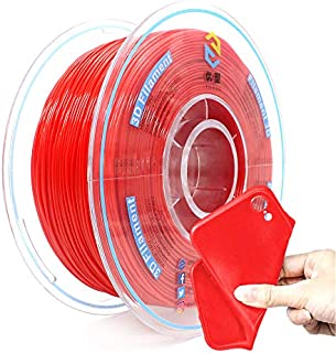 YOUSU Flexible TPU 3D Printer Filament,Red,1.75mm 1kg, Dimensional Accuracy +/- 0.03 mm,95A Shore Hardness and Good Layer bonding Performance.