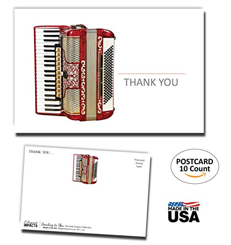 Thank You Postcards 10-Pack - Accordion | Polka, Tex Mex Edition 4