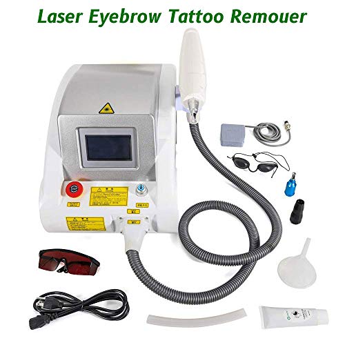 Tattoo Eyebrow Hair Removal Machine Q Switch ND YAG Eyebrow Tattoo Machine Whitening Blackhead Beauty Machine Remover 110/220V US Stock