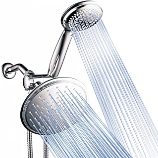 DreamSpa 3-way 8-Setting Rainfall Shower Head and Handheld Shower Combo (Chrome). Use Luxury 7-inch Rain Showerhead or 7-Function Hand Shower for Ultimate Spa Experience!