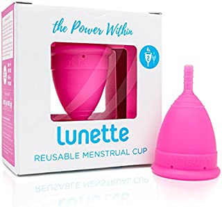 Lunette Menstrual Cup - Pink - Reusable Model 2 Menstrual Cup for Heavy Flow