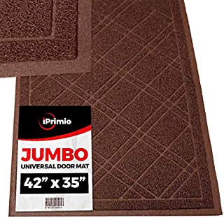 SlipToGrip Universal Door Mat  XL Size 42 x 35  Anti Slip, Durable & Washable  Duraloop Mesh Entrance Outdoor & Indoor Welcome Mat  Dirt and Dust Absorber