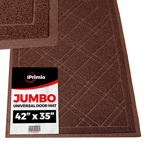 SlipToGrip Universal Door Mat  XL Size 42 x 35  Anti Slip, Durable & Washable  Duraloop Mesh Entrance Outdoor & Indoor Welcome Mat  Dirt and Dust Absorber