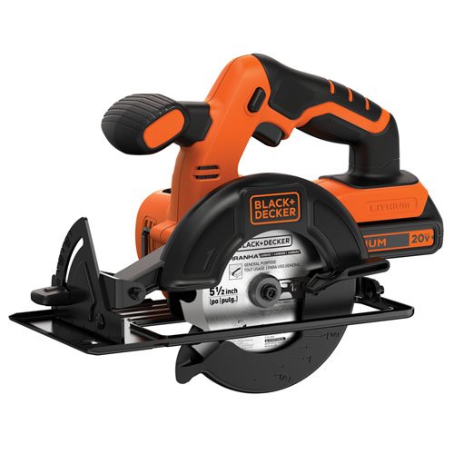 BLACK+DECKER 20V MAX 5-1/2-Inch Cordless Circular Saw (BDCCS20C)