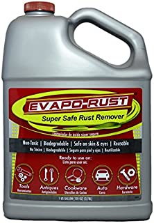 Evapo-Rust The Original Super Safe Rust Remover, Water-Based, Non-Toxic, Biodegradable, 1 Gallon,Gray,ER012