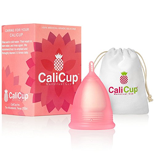 CaliCup Menstrual Cup Regular to Heavy Menstrual Flow Reusable