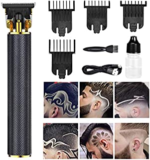 Hair Clippers for Men,YOGINGO Cordless Rechargeable Hair Trimmer Metal Body Cutting Grooming Kit Beard Shaver Barbershop Professional (Black)