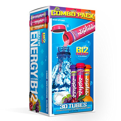 Zipfizz Healthy Energy Drink Mix, Hydration with B12 and Multi Vitamins, Variety Pack, 30 Count, 0.38 Ounce (Pack of 30)