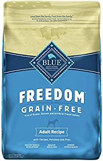 Blue Buffalo Freedom Grain Free Natural Adult Dry Dog Food, Chicken 24-lb