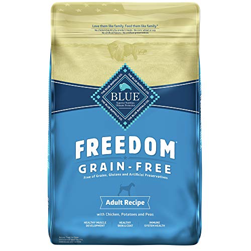 Blue Buffalo Freedom Grain Free Natural Adult Dry Dog Food, Chicken 24-lb