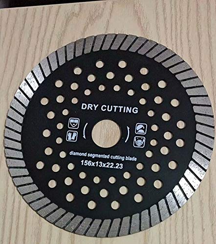 6 Inch Diamond wet dry Turbo Blade granite concrete travertine cement cutting fits angle grinder circular saws masonry saw Tile Saw and Cuttoff Cutter 7/8