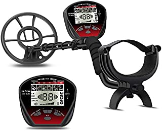 DR.ÖTEK Lightweight Metal Detector for Adults and Kids, Multi-Function with Pinpointer, Big Waterproof Coil for Greater Depth with Backlit LCD, Innovative Memory Mode, Easier to Find Valuables