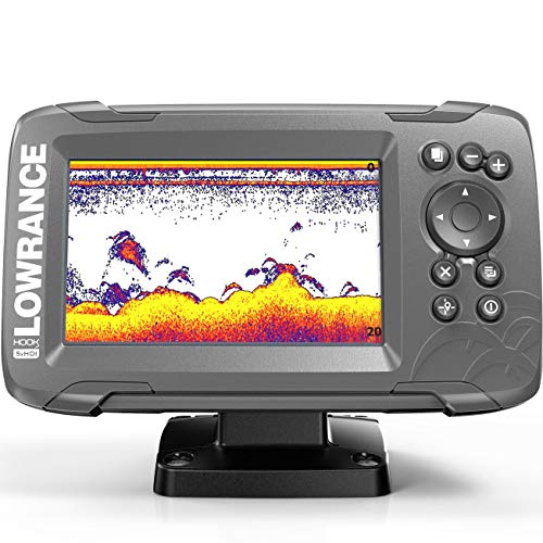 Lowrance HOOK2 5X - 5-inch Fish Finder with SplitShot Transducer and GPS Plotter (000-14016-001)