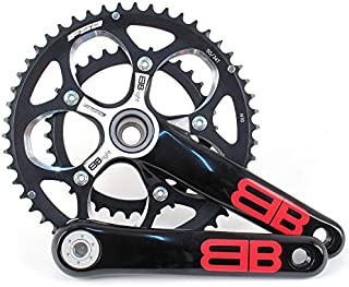 FSA BBright Aluminum Road/Triathlon Bike Crankset 50/34 10 Speed 170mm // Black