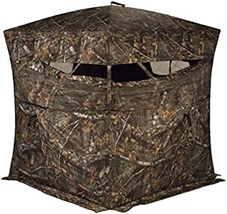 RHINO Blinds R150-RTE 3 Person Hunting Ground Blind, Realtree Edge