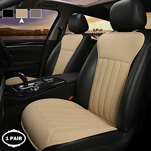 West Llama 1 Pair Sideless Front Car Seat Covers Protectors Universal Fit 95% of Cars (SUVs, Sedans, Pickup Trucks), Beige