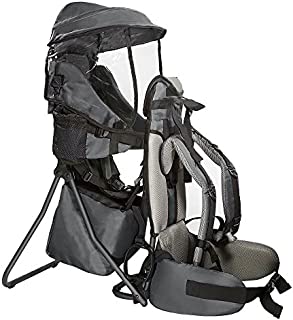 ClevrPlus Cross Country Baby Backpack Hiking Child Carrier Toddler Gray