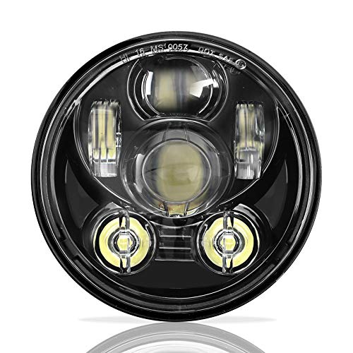 SUNPIE Motorcycle 5-3/4 5.75 LED Headlight for Harley Davidson 883,sportster,triple,low rider,wide glide Headlamp Projector Driving Light