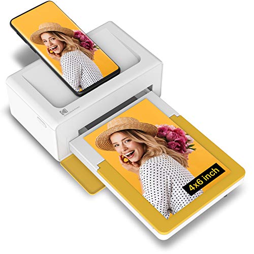 Kodak Dock Plus 4x6 Portable Instant Photo Printer, Compatible with iOS, Android and Bluetooth Devices Full Color Real Photo, 4Pass & Lamination Process, Premium Quality - Convenient and Practical