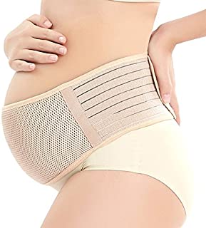 Maternity Support Belt Breathable Pregnancy Belly Band Abdominal Binder Adjustable Back/Pelvic Support- XL