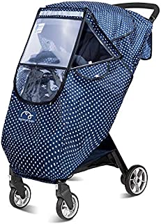 Stroller Rain Cover Universal, Baby Travel Weather Shield,Protect from Rain Snow Dust Insects Waterproof Windproof,Easy to Install and Remove