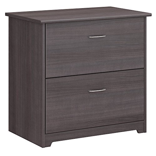 Bush Furniture Cabot 2 Drawer Lateral File Cabinet, Heather Gray