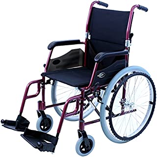 Karman LT-980-BD 24 Pound Ultra Lightweight Wheelchair, Burgundy