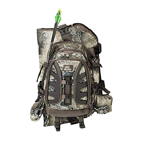 Insights Hunting 9103 The Vision Heavy Duty Outdoor Hiking Fishing Bow Hunting Backpack with TS3 Tree Stand for Bowhunters, Realtree Excape Camouflage