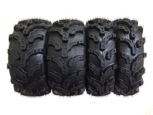 Set of 4 New Premium WANDA ATV/UTV Tires 27x9-12 Front & 27x12-12 Rear /6P Super Lug Mud