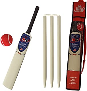 CE Young American Cricket Gift Set for Kids by Cricket Equipment USA (Size 4)