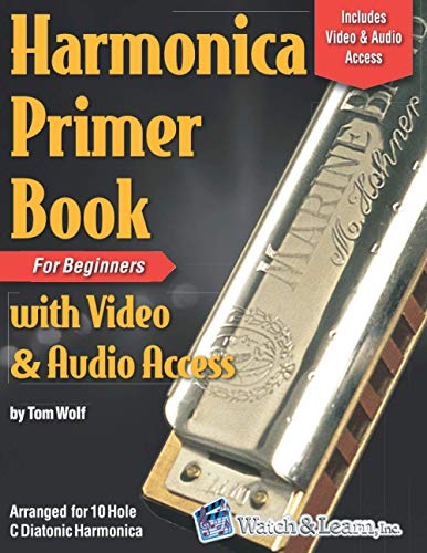 Harmonica Primer Book for Beginners with Video and Audio Access