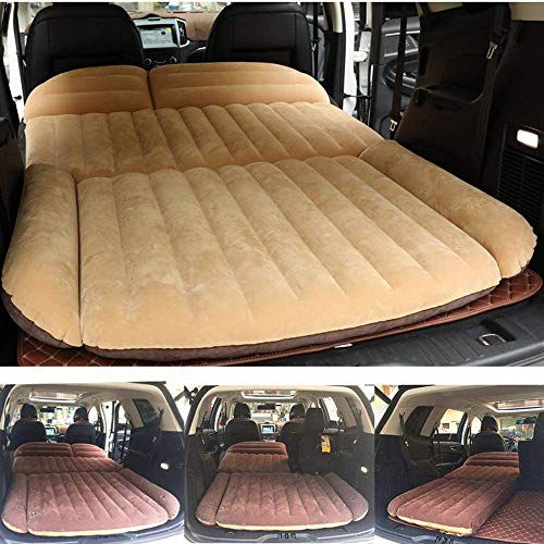 Conekuo SUV Air Mattress Thickened Car Bed Inflatable Home Air Mattress Portable Camping Outdoor Mattress Flocking Surface Fast Inflation