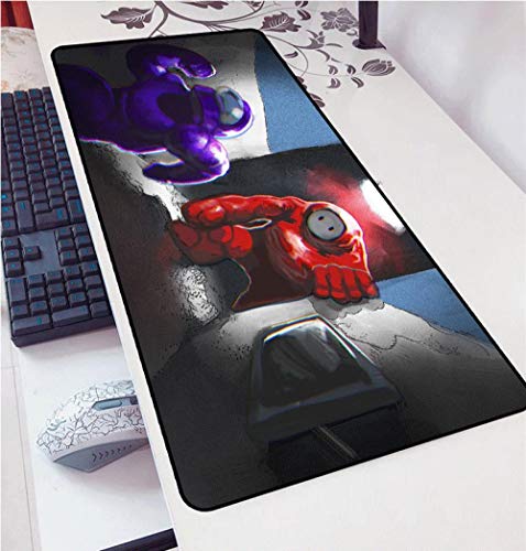 Among Us DIY Design Pattern Gaming Mousepad Computer Padmouse for LOL Csgo 900x400mm Large Mouse Pad Keyboards Mat Christmas-Among US 4_400x900x2mm