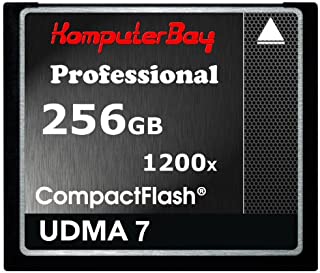 KOMPUTERBAY 256GB Professional Compact Flash Card CF 1200X Write 140MB/s Read 180MB/s Extreme Speed UDMA 7 RAW 256 GB